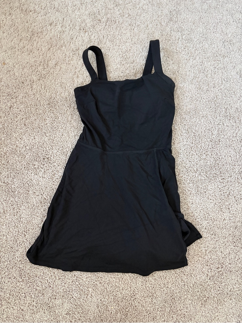 JoyLab - Women's Knit Active Dress - XS Black  Slit Skirt NWOT